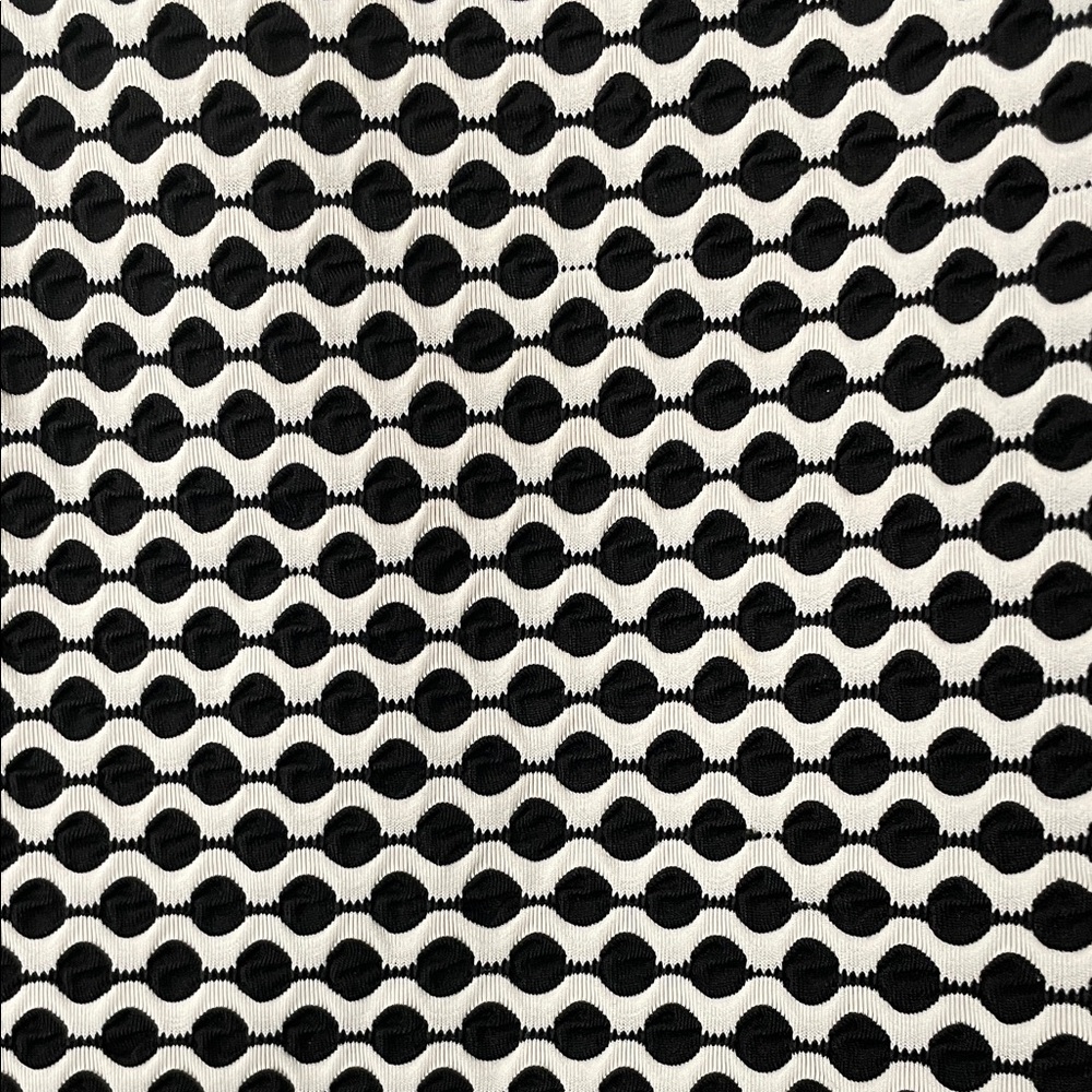 Ruby Rd. Monochrome Geometric Short Sleeve Top - Picture 2 of 3